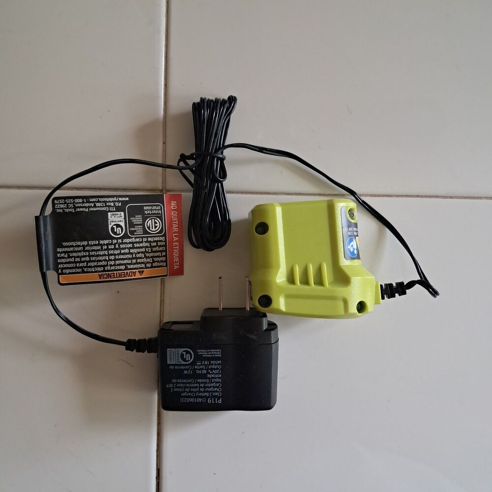 Ryobi P119 18v 18 volt ONE+ NiCad Lithium Ion Battery Charger